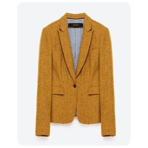 Zara Mustard Blazer